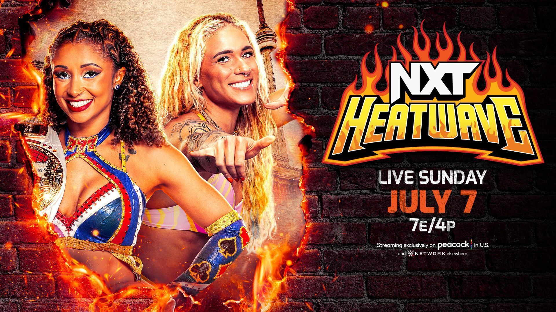 WWE NXT Heatwave Match Card July 2 2024 New Titles First Defense