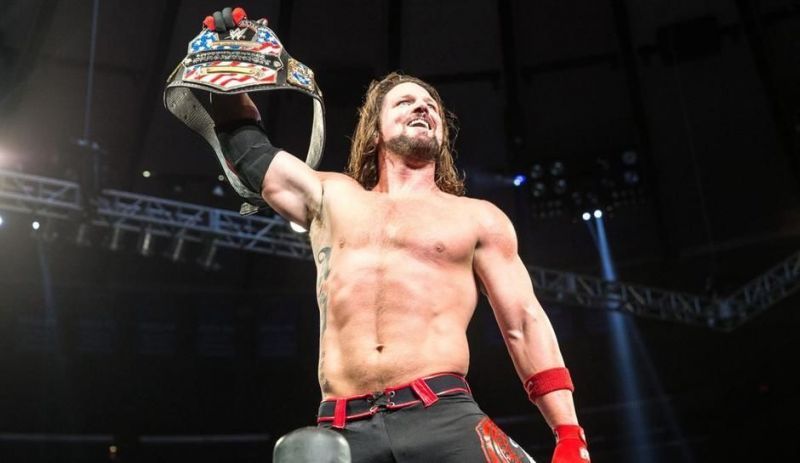 AJ Styles as the United States Champion