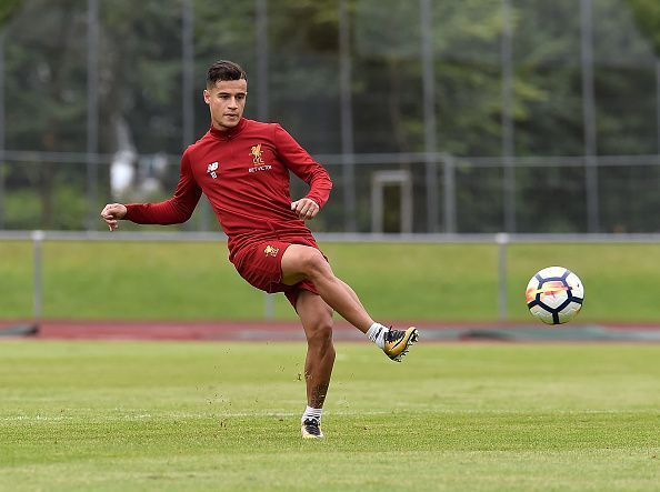 Liverpool FC Training Session in Germany : News Photo
