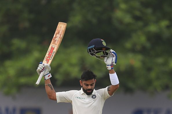 Kohli notched up another chanceless hundred 