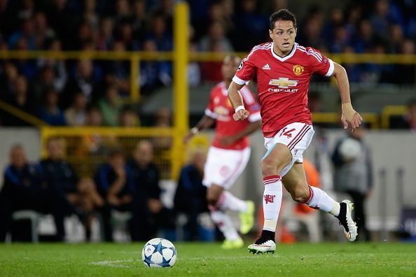 Champions league play-offs - 'Club Brugge v Manchester United' : News Photo