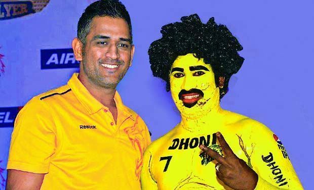 Saravanan is Dhoni&#039;s biggest fan