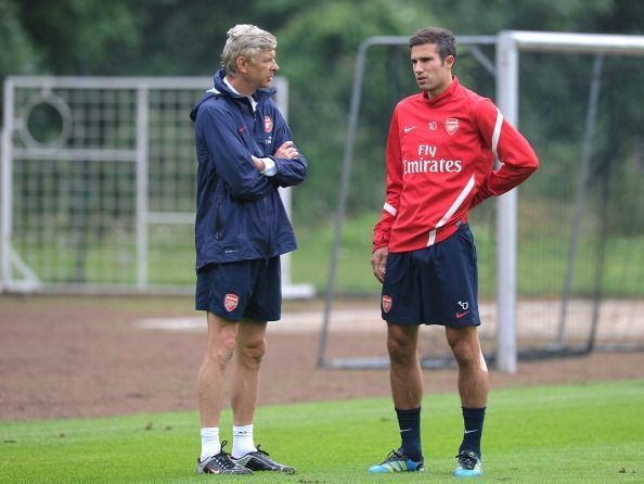 Robin van Persie Arsene Wenger