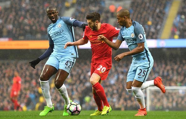 Yaya Toure Fernandinho Manchester City