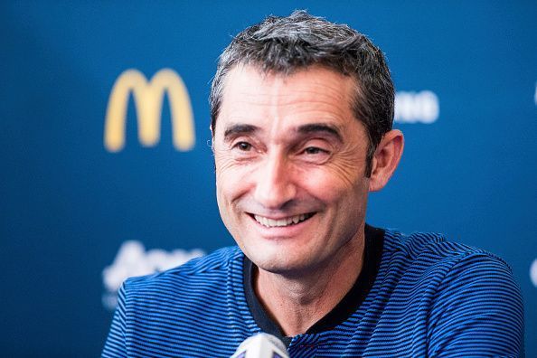 Barcelona manager Ernesto Valverde