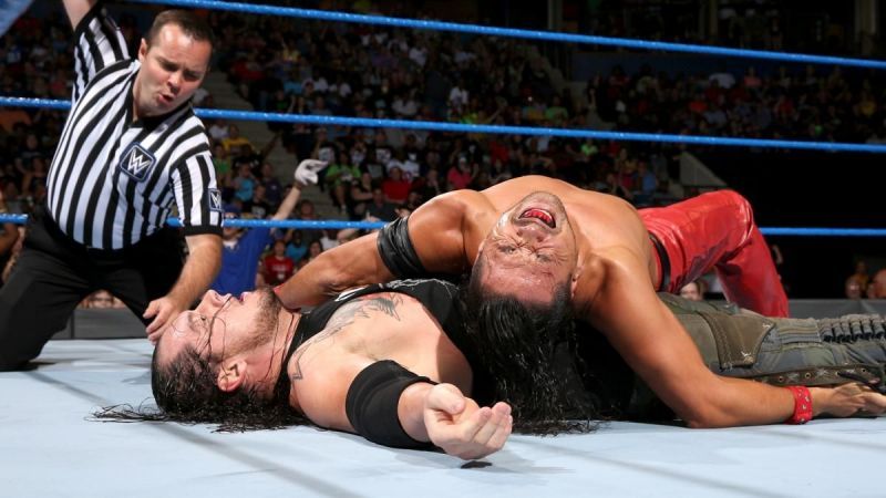 Shinsuke Nakamura pins Baron Corbin