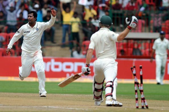 India v Australia - Second Test: Day Two