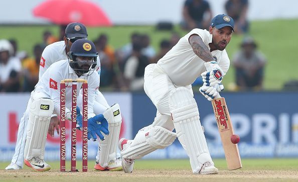 Shikhar Dhawan was at his aggressive best at The Galle.