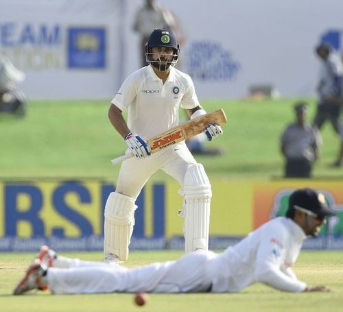 Kohli compiled a fine half-century to build on India's lead