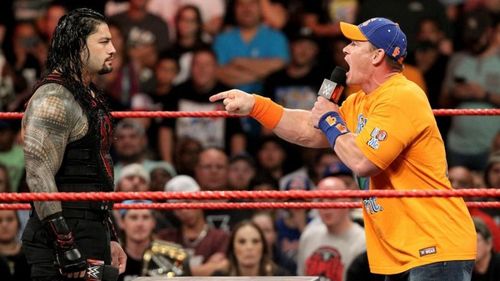 Image result for john cena roman reigns sportskeeda