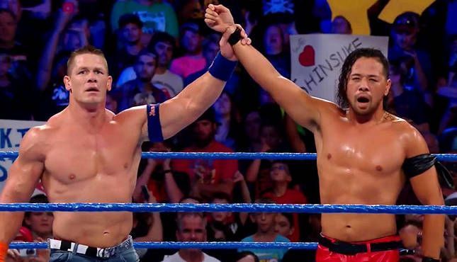 Cena and Nakamura put on a beautiful display of sportsmanship after their classic on SD Live.