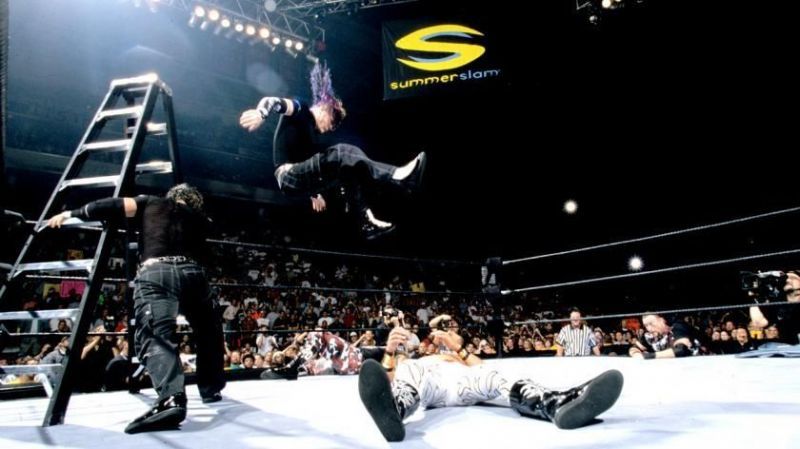 SummerSlam is where the TLC match began