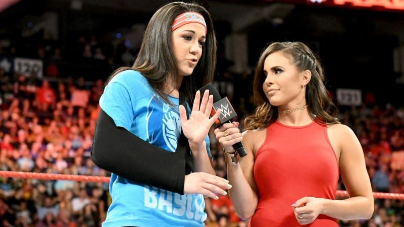 Bayley separated her shoulder on RAW recently