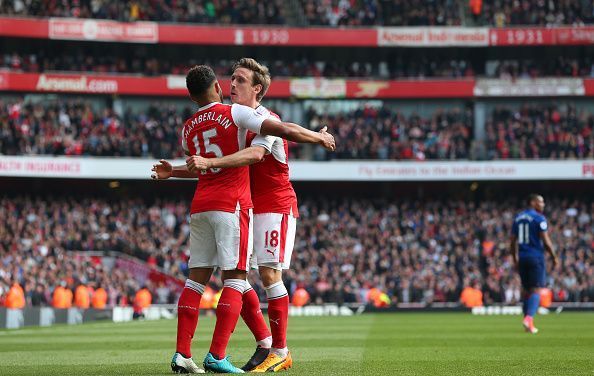 Alex Oxlade-Chamberlain Nacho Monreal