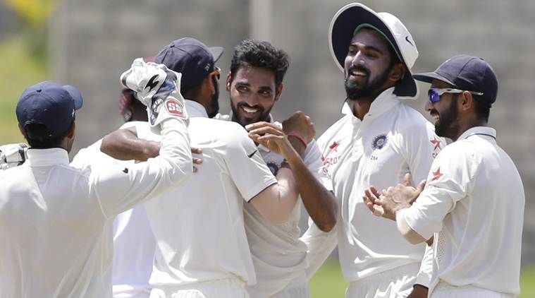 Bhuvneshwar Kumar after his 5-wicket haul in St Lucia