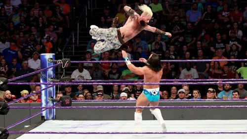 Enzo and Nese did battle in six-man tag action to headline the show