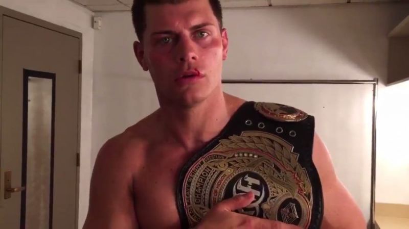 Cody won the ROH World Championship from...