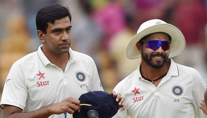 Ashwin and Jadeja both took five-wicket hauls in the Test