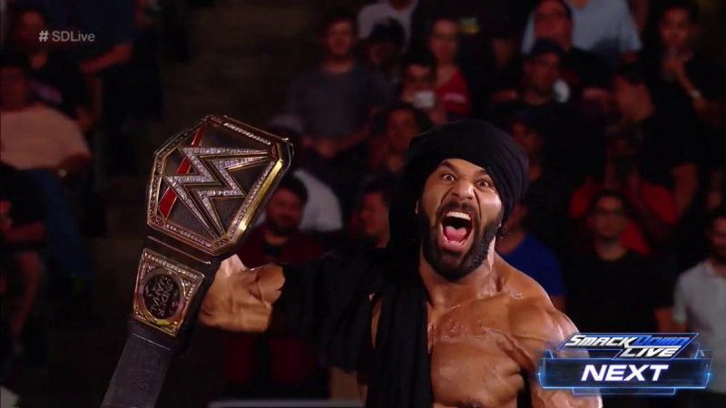 Jinder Mahal got the big hometown pop!