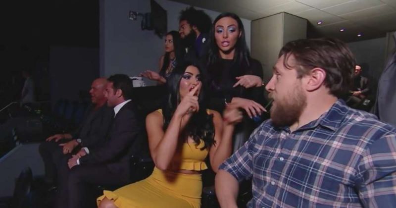 Angle and Bryan were in attendance for NXT Takeover. 