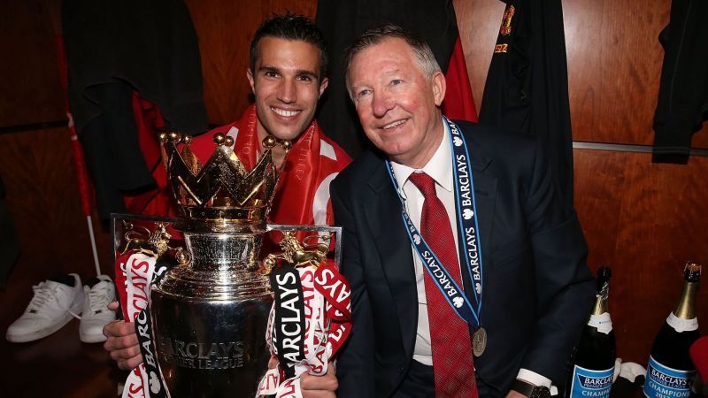 Van Persie scored 26 Premier League goals in his debut season with Man Utd