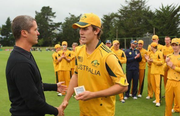 New Zealand v Australia - ICC U19 Cricket World Cup Quarter Final Three : News Photo