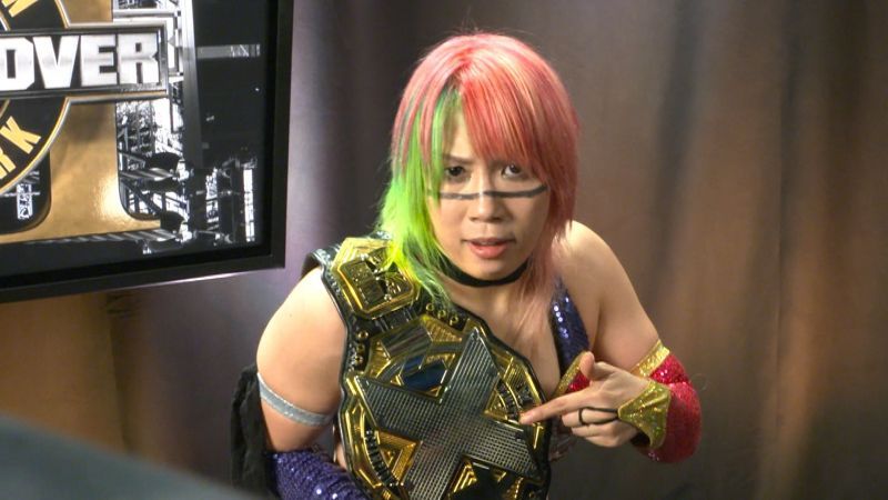 NXT women's champion Asuka