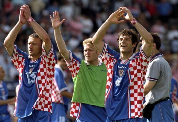 Mario Stanic, Robert Prosinecki and Slaven Bilic