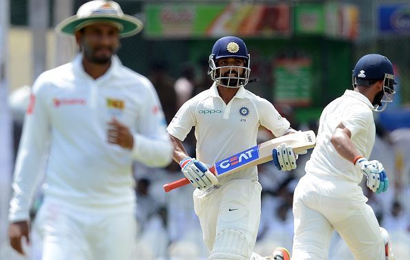 Rahane and Pujara put on a double century partnership