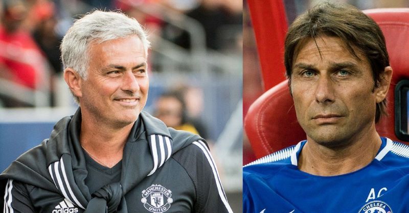 Jose Mourinho and Antonio Conte