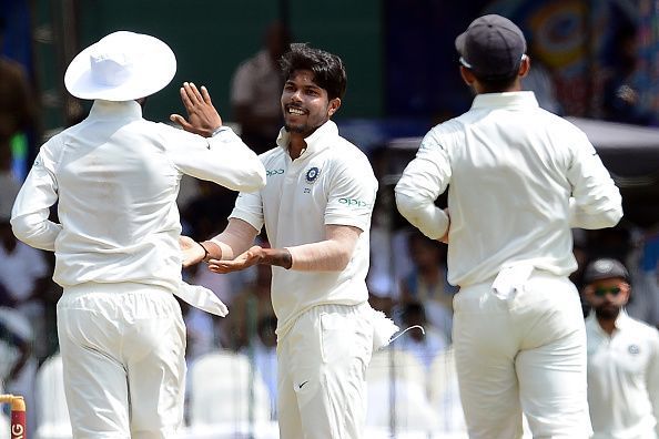 Umesh Yadav cleaned up Tharanga in the third over of the second innings