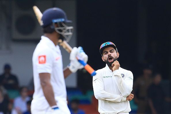 Kohli tries his best to rejuvenate the tired Indian bowlers