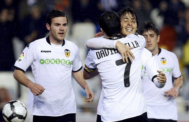 Valencia once had a front three of David Villa, David Silva and Juan Mata