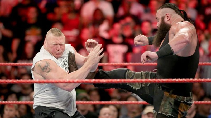 Enter captioBrock Lesnar met a similar fate with Braun Strowman that he did in SummerSlam