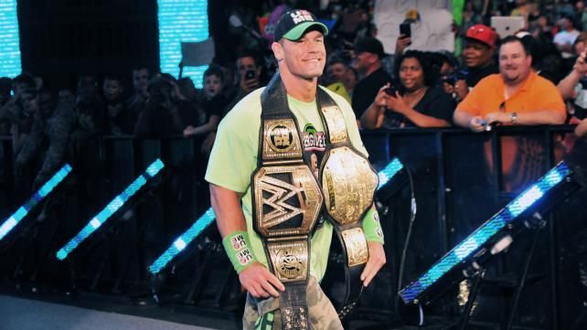 John Cena is a record 16-time World Champion