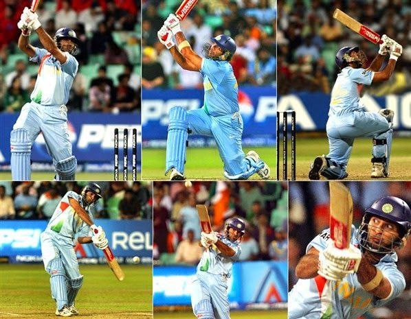 Yuvraj hit Broad for 6 sixes in an over