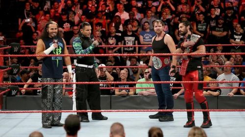 The Hardys faced off against Rollins and Ambrose on last week's episode of RAW