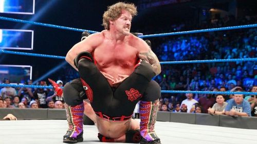 Jericho faced AJ Styles and Kevin Owens in a triple threat match on SmackDown in July