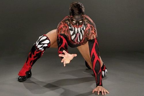 Finn Balor in his Demon King character