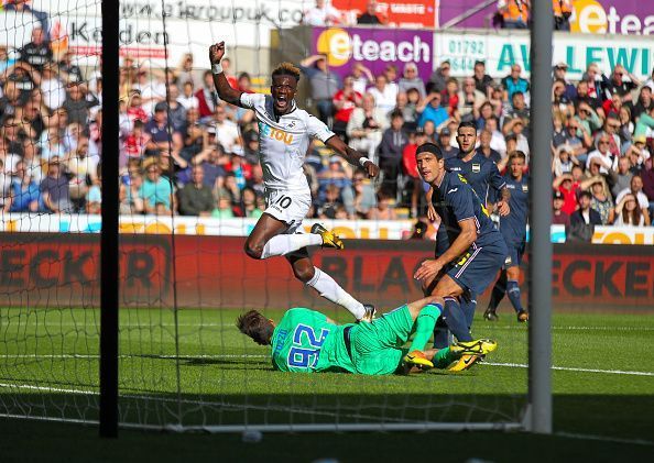 Tammy Abraham hopes to become a goal machine at Swansea