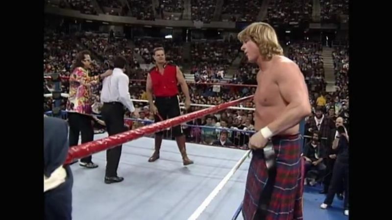 The Mountie was a transitional champion who dropped the belt to Piper