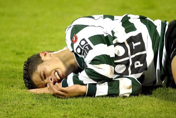 Cristiano Ronaldo at Sporting Lisbon - File Photo - January 30, 2002 : News Photo