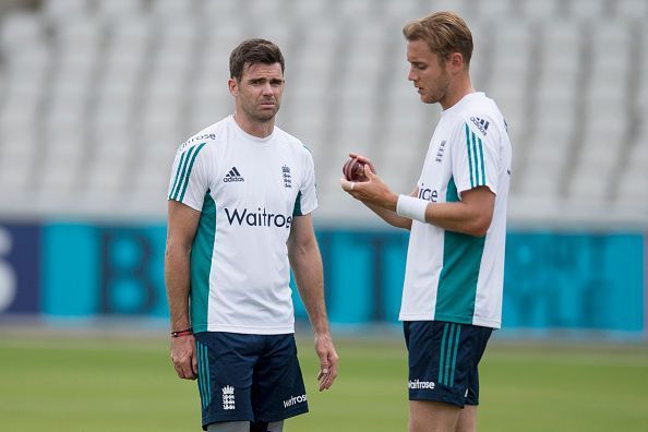 James Anderson Stuart Broad England Cricket