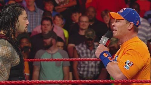 John Cena and Roman Reigns were involved in a memorable segment