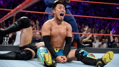 Tozawa pinned Neville last week on RAW to end the Geordie's long title reign 