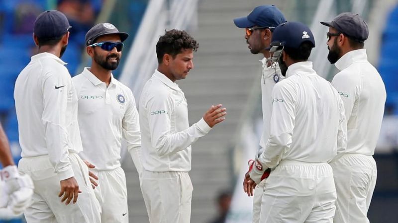 Kuldeep Yadav bowled a brilliant spell of 4/40 in the first innings