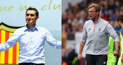 Jurgen Klopp and Ernesto Valverde