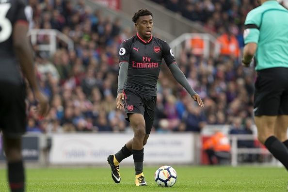 Alex Iwobi Arsenal Stoke City