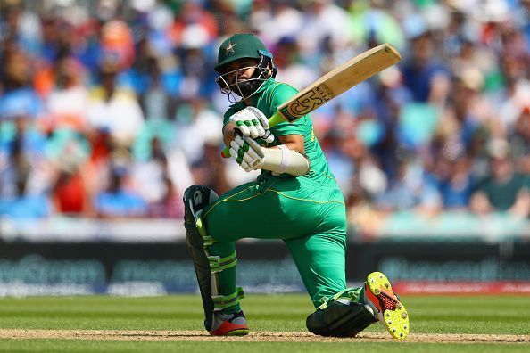 Azhar Ali bats during the Champions Trophy final against India