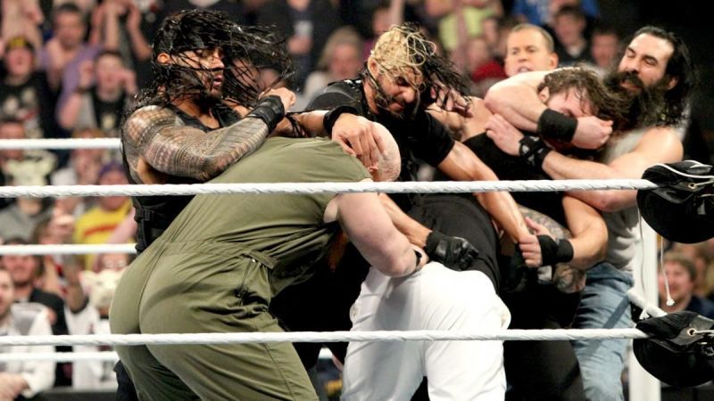 The Shield and The Wyatts had some wild brawls.